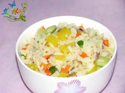Soaked radish fried rice