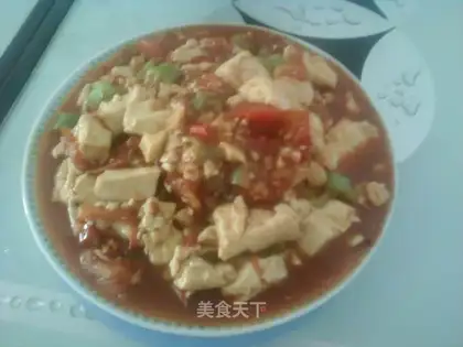 Tomato Mapo tofu