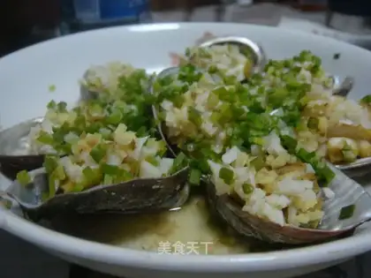 Steamed small abalone