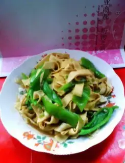 Chilled tofu with pepper