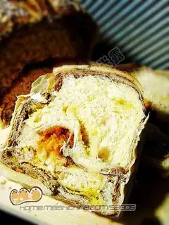 Cocoa peanut butter bread
