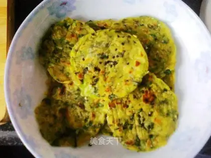 Sweet potato and vegetable pancakes