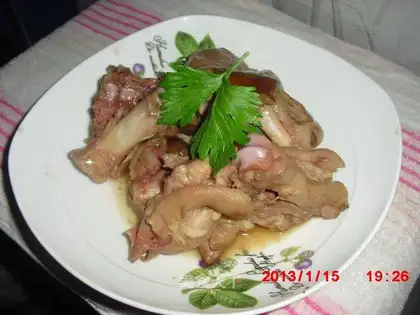 I'll make a pig's hoof