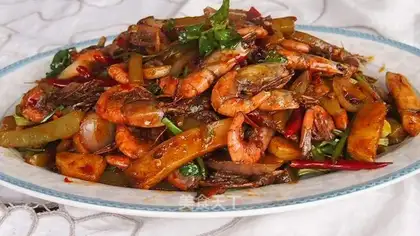 Spicy Arctic shrimp