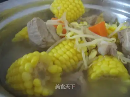 Corn ribs soup