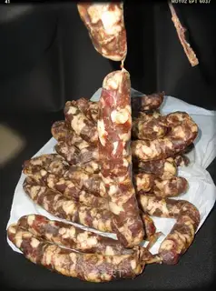 Homemade sausages