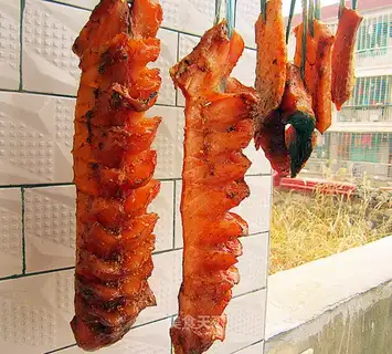 Wind-dry winter fish