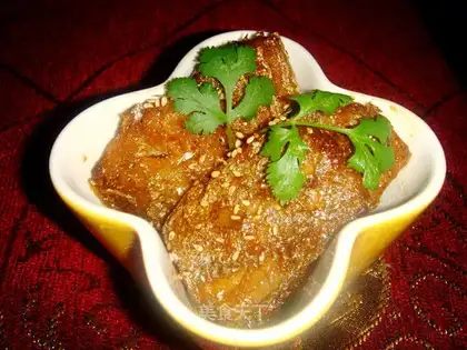 Red-fried fish