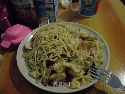 Butter bacon pasta