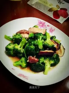 Garlic mushroom broccoli
