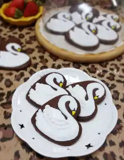 Frozen chocolate cookies