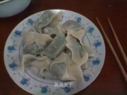 Squid squirms, moss dumplings