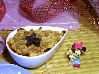 Normandy's barbecued rice pudding