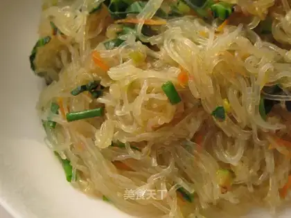Vegetable fried fans