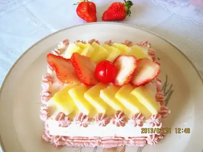 Butter fruit cake