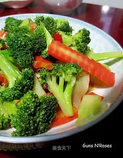Fried broccoli