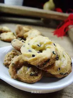 Black sesame cookies