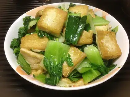 Green bean curd