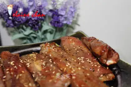 French black pepper pork chops