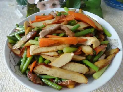 Garlic fried tofu