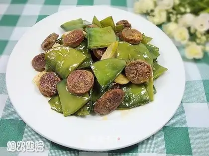 Weenie fried lentils