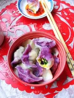 Double egg dumplings