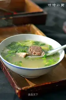 Lamb radish soup