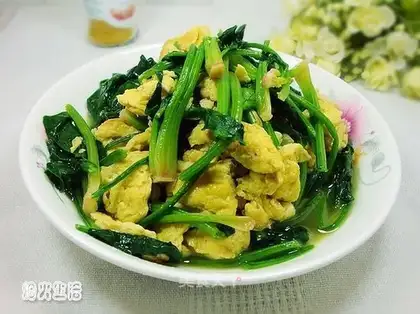 Eggs and spinach
