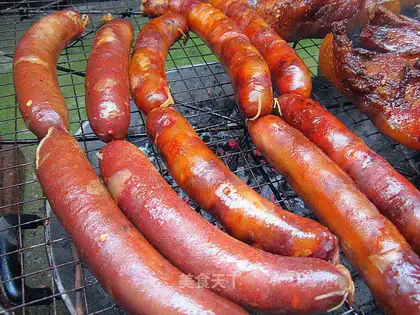 Fish sausage