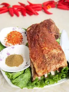Roasted lamb chops