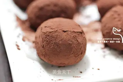 Coffee truffle chocolate