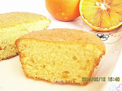 Orange sponge cake