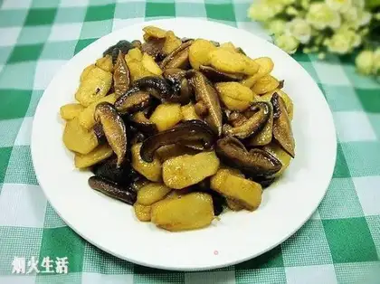 Flaming mushrooms
