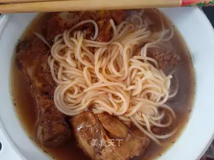 Chicken noodles