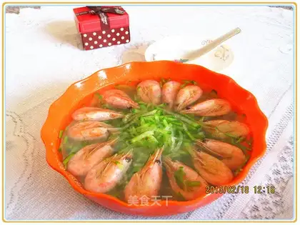 Shrimp radish soup