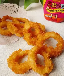 Fried squid rings