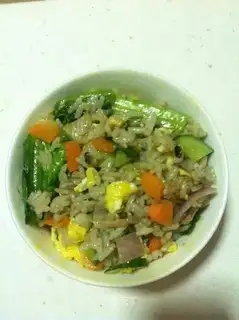 Easier fried rice