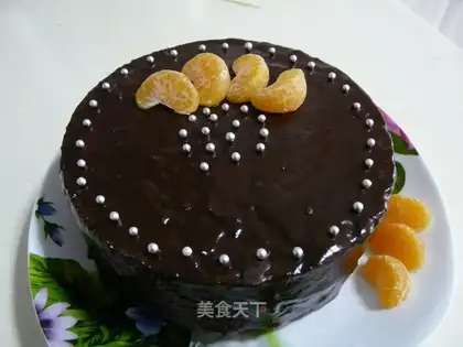 Chocolate soy angel cake