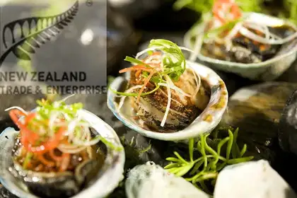 Fried New Zealand black abalone