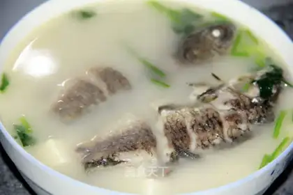 Creamfish soup