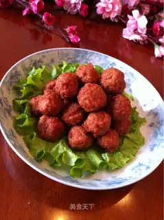 Lotus meatballs