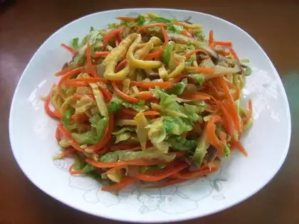 Frozen egg silk