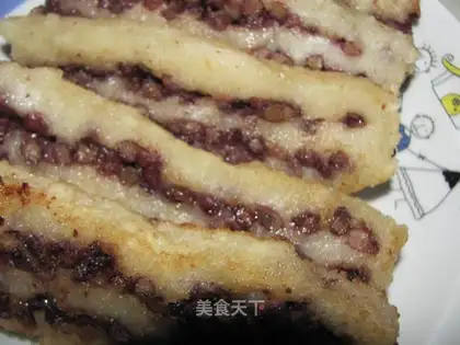 Double red bean cake