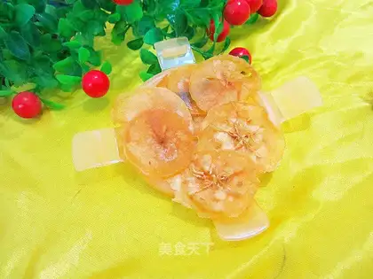Microwave apple dry