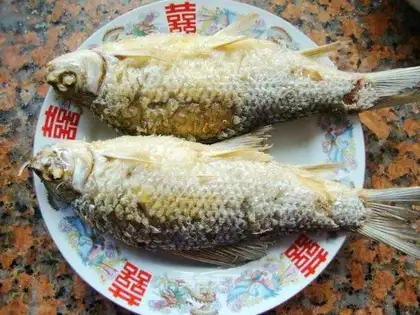 Fried mackerel