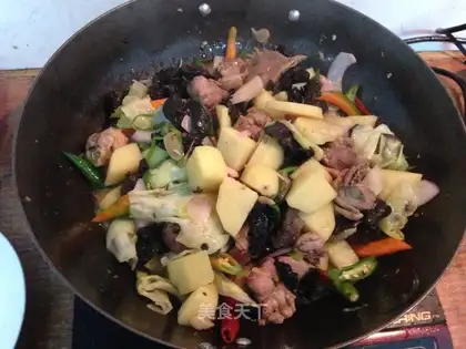 It's a big bowl of chicken