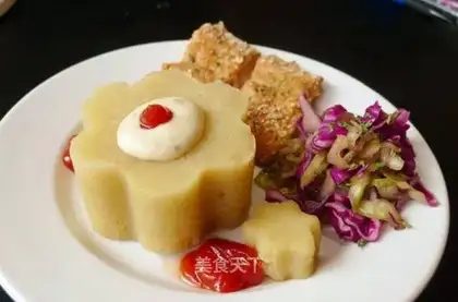 Chicken juice mashed potatoes