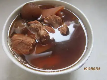 Liang's ribs soup