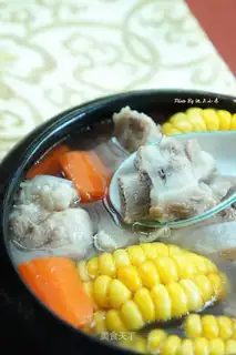 Corn ribs soup