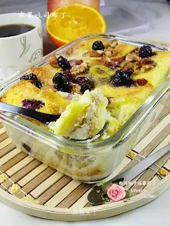 Fruit toast pudding